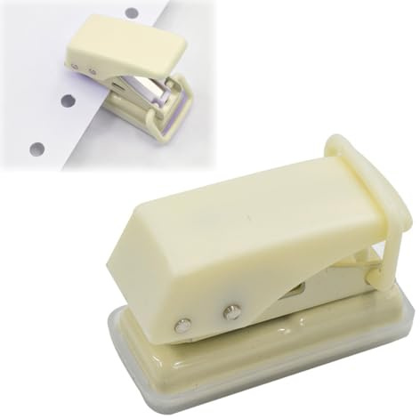 LAJUP Einzellochstanze,Tragbarer Mini Einzellocher Für Büro, Schule Und Diy Projekte, Locher Für Ordner, Motivstanzer Kreis, Ideal Für Fotoalben, Souvenirs Und Lesezeichen
