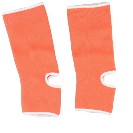 Chevillère légère pour le sport, bandages de pieds parfaits pour la boxe et les arts martiaux (orange, taille M)