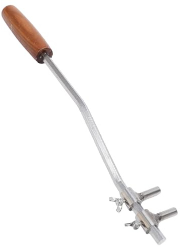 GOWENIC Tree Branch Modulator DIY Bonsai Pruning Kit, Stainless Steel Bonsai Branch Bending Tool Adjustable Styling Bender Wrench with Wood Handle for Gardening