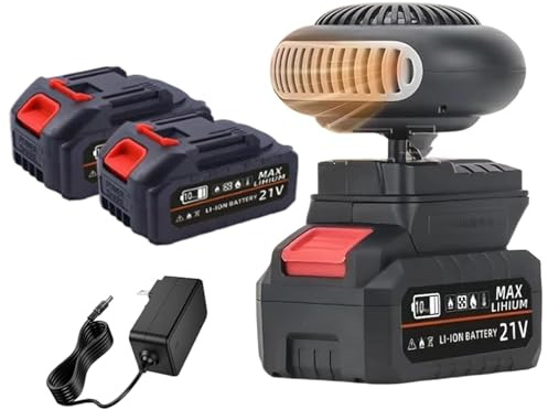 YIHANGG Calefactor Eléctrico a Batería con Sistema Antivuelco Calentamiento Silencioso y Duradero 1500 mAh Portátil Calefactores Recargables para Coche Oficina e Interiores(15)