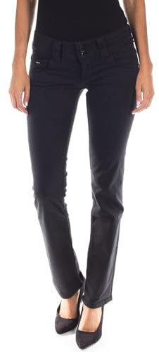 Pepe Jeans Venus, Jeans Mujer, Negro (Black), 24W / 30L