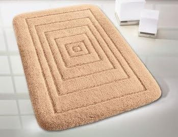 Kleine Wolke 4567201519 Charly Badematte aus PVC beige 60 x 90 cm