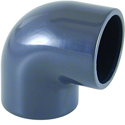 Boni-Shop Manchon coudé PVC – U angle de 90 ° 40 mm PN16