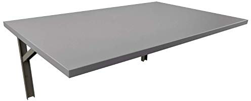 mikon 70x50 Wandtisch Wandklapptisch Küchentisch Schreibtisch Esstisch Klapptisch Esstisch Wandtisch Küchentisch Schreibtisch Kinderschreibtisch Bartisch Computertisch | Light Graphite