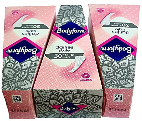 Pack of 3 x Bodyform Dailies Style String Liners 30