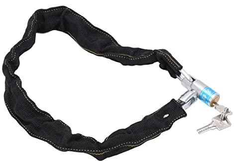 ciciglow Fahrradkettenschlösser, Fahrradscheibenschlösser, Fahrradschloss, Roller-Motorrad-Kabelschlösser, 30,3 Zoll Lang, Schnittfestes Sicherheits-Rollerschloss für Tür, Tor, Zaun, Grill