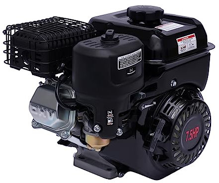 panfudongk Motor de gasolina de 7,5 CV de 4 tiempos, motor de estacionamiento, motor de karts, motor de gasolina, motor de gasolina ZT210, duradero, reduce el ruido, bomba de agua de gasolina
