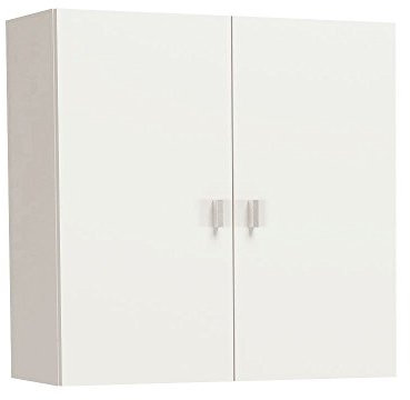 HOGAR24 ES | Armario Alto para Cocina | 2 Puertas | Color Blanco | Medidas: 60 x 60 x 27 cm