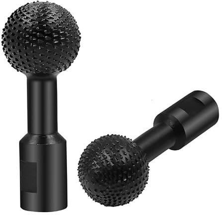 SopimusZ Kugelfräser Holz Schnitzen, 25 MM Wood Shaper Kugel,Kugelmeißel Feilenschleifköpfe Geeignet für 115/125 mm Winkelschleife