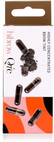 Hi Brow Quick Intense Colour (QIC) - 20 brow tinting capsules of powdered tint - Medium Brown