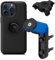 Quad Lock Support Téléphone pour Maître-Cylindre de Frein/Embrayage de Moto avec Amortisseur de Vibrations et Coque MAG pour iPhone 15 Pro Max