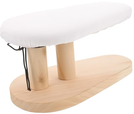 PRETYZOOM Planche à Repasser Incurvée Bois Pour Manches Tabouret Rond Pratique Pour Vêtements Usage Domestique