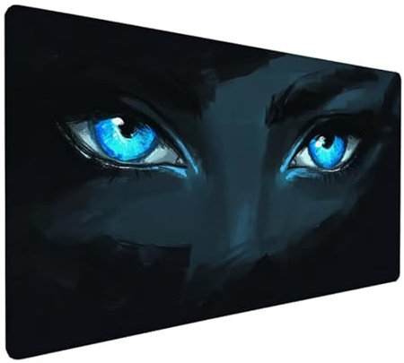 Schwarz Schreibtischunterlage Karikatur Mousepad Groß 1000x500x3 mm XXL Mauspad mit Wasserdicht rutschfest Gummibasis, für PC MacBook und Laptop Mousepad Gaming Zubehör für Büro Deko Aesthetic Z-384