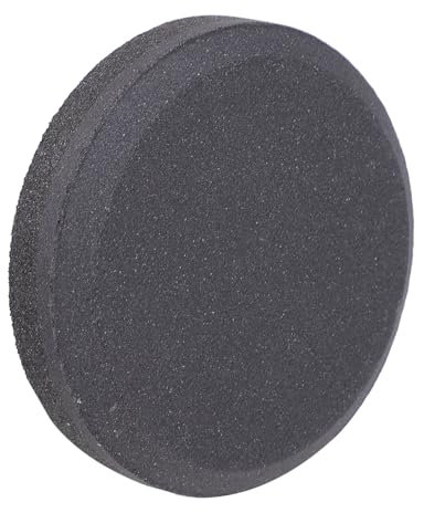 OSALADI Double Sided Sharpening Stone Round Whetstone Tool for Home Kitchen Knives Non-Slip Base and Medium Grit Suitable for Wet Sharpening