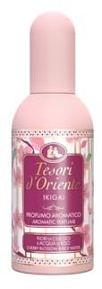 Tesori d'Oriente - Ikigai aromatisk doft, fräsch blommande doft, jasminnoter, apelsinblomma, vanilj och bärnsten, 100 ml