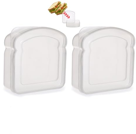 ANDINUS Wiederverwendbare Lebensmittelbeutel & Sandwichbeutel – Verschiedene Sets und Modelle für Snacks, Brot und mehr (2 TUPPER)