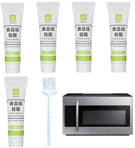 O Ringfett Lot de 5 graisses multi-usages en silicone lubrifiant permanent multi-usage pour cartouches de robinet de cuisine Filtre à eau