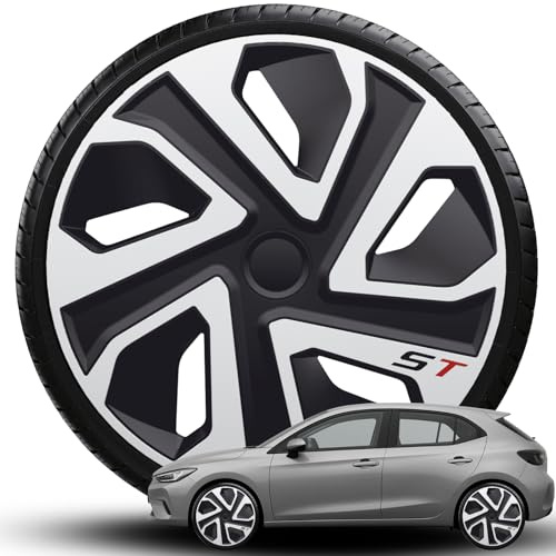 Radkappen Radblenden ST PRO Silver Black 13 14 15 16 17 18 19 Zoll NEU (17 Zoll)