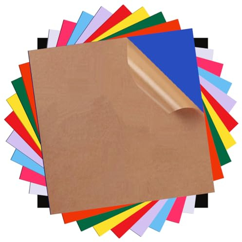 Tutamaz Laser Gravur Platt 3mm, Acryl Kunststoffplatte, 20x20cm Farbig Laserschneideplatten Set, Kunststoffplatte Gussplatten für DIY Projekte Kunsthandwerk Schilder Malerei Tischaufsteller (10 Stück)