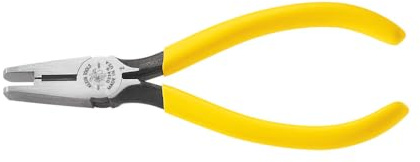 Klein Tools D234-6C IDC Connector Crimping Pliers with Induction Hardened Knives, Hot-Riveted Joint and Curved Handles
