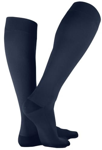 Bauerfeind VenoTrain Business AD CCL2 foot long Kompressionsstrümpfe M plus marine short