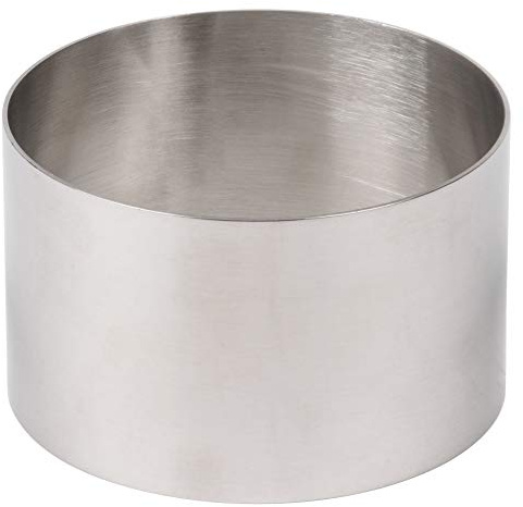 Ateco Stainless Steel Ring Mold, 3.5 by 2.1-Inches High, Compatible with 4952 Food Molding Set