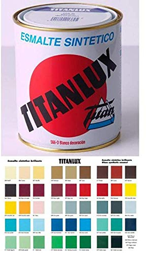 Titanlux - Esmalte sintético, Gris Perla, 375 ML (ref. 001050938)