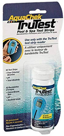 Aquachek® TruTest® 50 bandelettes de test numérique et Power haus24 Entretien fibel (art. : 502010805 MP)