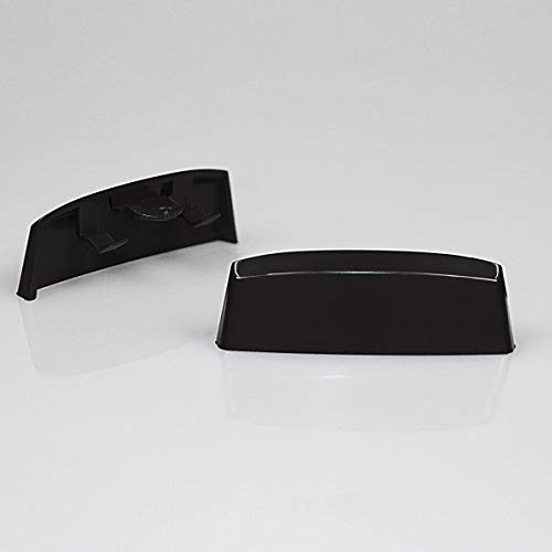 Wasserschlitzkappen Standard Weiss RAL 9016- Braun RAL8019 - Anthrazit RAL7016 - Schwarz RAL9005 für Schlitzfräsungen von 25-29 x 5mm, 30 Stück (6 - Sschwarz RAL9005)