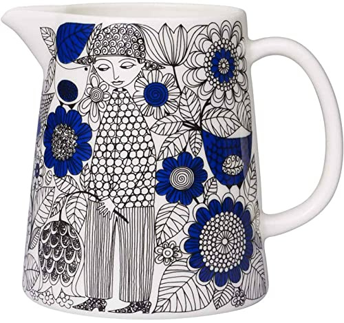 Arabia Tetera de la colección Pastoraali con motivos pastoraali, cerámica, color azul y blanco, 100 ml, 1026264