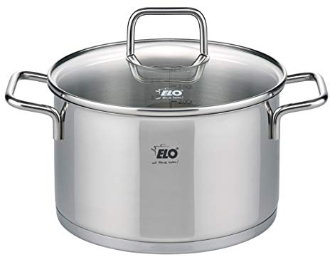 ELO 72421 Citrin Fleischtopf 20 cm, Edelstahl