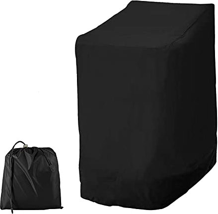 Hands DIY Gartenstühle Schutzhülle, 114 * 85 * 65cm, 210D Oxford, Stapelstühle Abdeckung Wasserdicht, Winddicht, UV-Beständig, Abdeckung für Stapelstühle, Schutzhülle für Gartenstuhl (1 Stück)