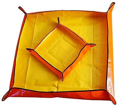 Gartenmatten-Set Indoor-Umpflanzpflanze wasserdichte Faltbare Umtopfmatte