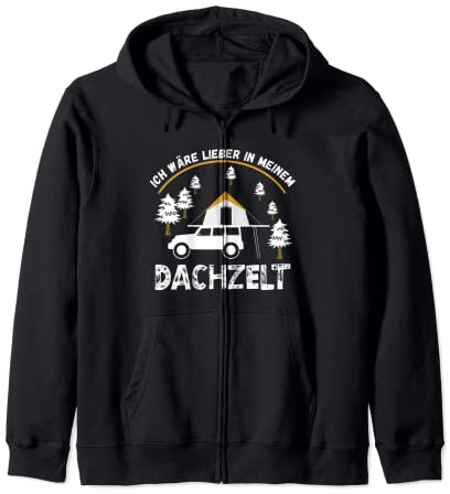 Dachzelt Camper Naturbegeisterte Dachzelt Nomade Kapuzenjacke