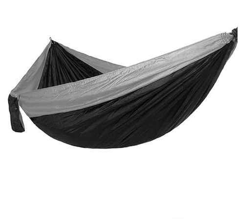 Hängematte Übergroße Doppel-Camping-Hängematte, tragbare Baumgurt-Hängematte, 210T-Nylon-Reisehängematte, leichte Fallschirm-Hängematte (Color : 3)