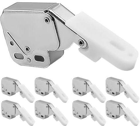 Housoutil Latch Loqueteaux, 8 Pièces Serrure De Coffre D'éléphant, Serrure D'armoire à Ressort, Loqueteaux Porte Mini Disponible Pour Les Armoires Les Tiroirs Les Portes De La Maison Les Armoires