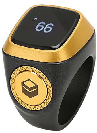 Asixxsix Elektronischer Fingerzähler, Handzählzähler, Clicker, Elektronischer Fingerzählzähler für IQibla, Elektronischer Zählfingerring für Sport Casino Event