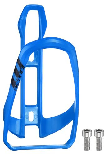 sourcing map Bicycle Water Bottle Holder Lightweight Universal Bike Bottle Cages Top Load Cycling Cup Holder for MTB Road Gravel, Blue