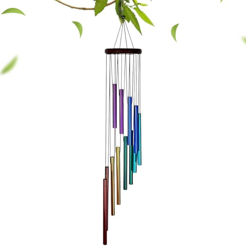 1 articolo Campane a Vento, Sonaglio a Vento Metallo, Scacciapensieri da Appendere, Decorazione da giardino, Per Casa Albero Terrazzo Esterno
