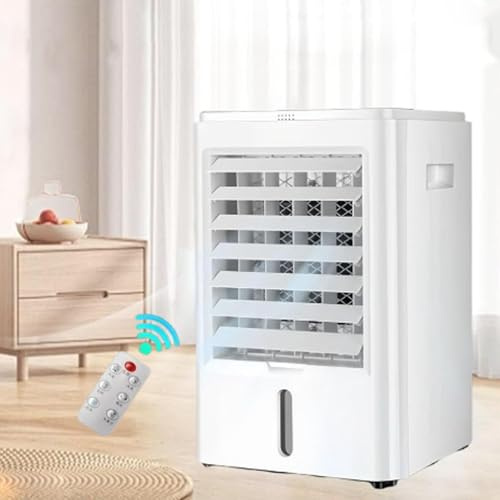 Portable Air Cooler with Remote Control for Car Use - 12V Powered, Cooling, Humidification, Ventilation, Air Purification