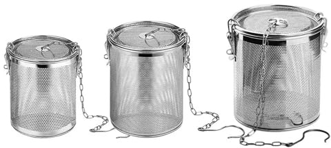 1 tamis à farine en acier inoxydable 304 pour théière, herbes, filtre à épices de cuisine, panier de séparation, tamis en acier inoxydable (1,3 l)