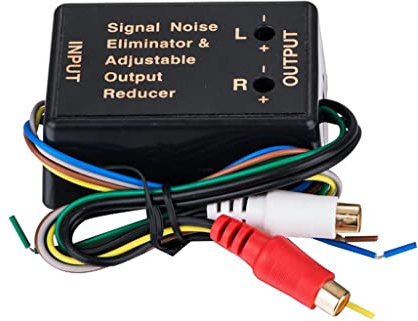 ZGUZMCMK Car Audio Converter Audio Output to RCA Car RCA RCA Shell Suitable for Car Motorcycle