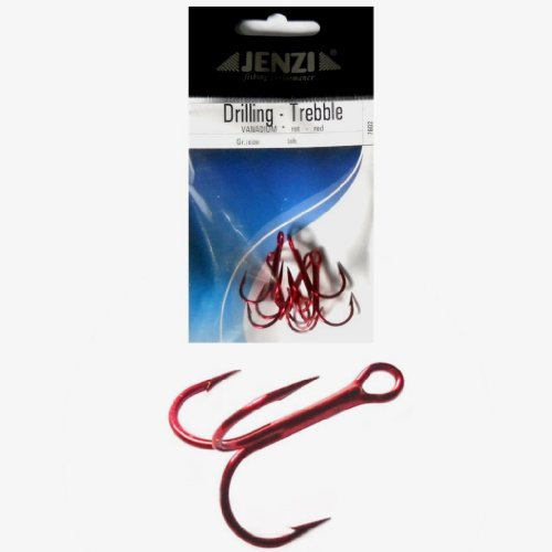 JENZI Drilling Vanadium Gr.2/0 rot normal gerade