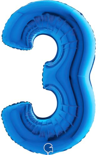 Grabo 003B-P Número 3 Superloon paquete único, longitud: 40 pulgadas, color, azul, talla única , color/modelo surtido