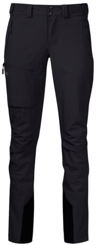 Bergans Breheimen Softshell W Pants - Black/Solid Charcoal - L