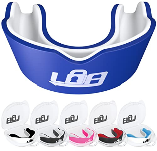 Gum Shield for Rugby, MMA, Hockey, Boxing and More - Premium Multi Layer Slim Fit Sports Mouth Guard - Ultimate Protection for Men and Women (Ages 12+) Maximum Safety for Sports