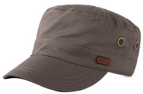 Comhats Herren Schirmmütze Schiebermütze gasdurchlässige Sommermütze Flatcap