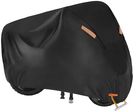 HEOMAITO Motorradplane,Wasserdicht Aadabdeckung für Motorrad 245x105x125cm