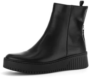 Gabor Damen Plateaustiefeletten, Frauen Stiefeletten,Best Fitting,Warmfutter,Winter,Stiefel,Bootee,Booties,schwarz (schwarz),37 EU / 4 UK