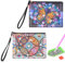 AUAUY Diamond Painting Kinder 2 Stück DIY Diamant Painting Bastelset Mädchen 6 7 8 9 10 Jahre Diamant Malerei Kosmetiktasche mit Reißverschluss Kleine Kosmetiktasche für Frauen Mädchen Makeup Geschenk